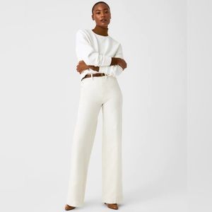 Spanx seamed front wide leg Jean